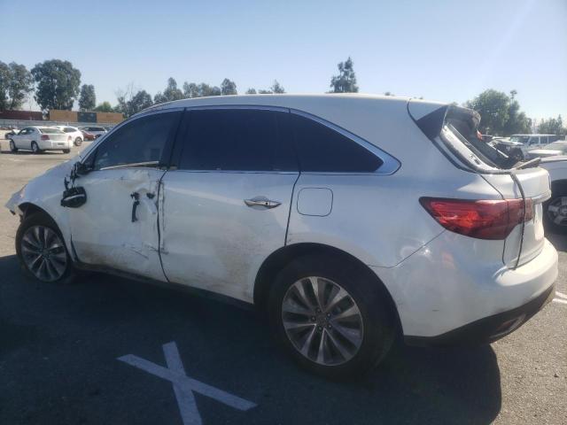 5FRYD3H43EB012683 - 2014 ACURA MDX TECHNOLOGY WHITE photo 2