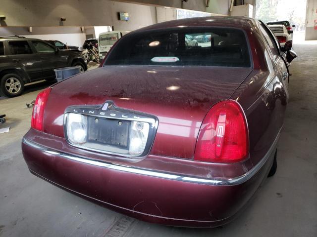 1LNHM81W0YY765811 - 2000 LINCOLN TOWN CAR EXECUTIVE MAROON photo 6
