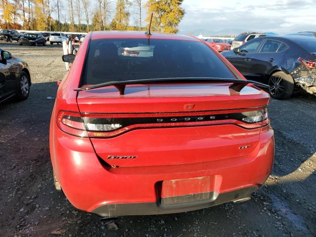 1C3CDFGB5GD791287 - 2016 DODGE DART GT SPORT RED photo 6