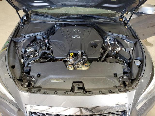 JN1EV7ARXKM550463 - 2019 INFINITI Q50 LUXE GRAY photo 11