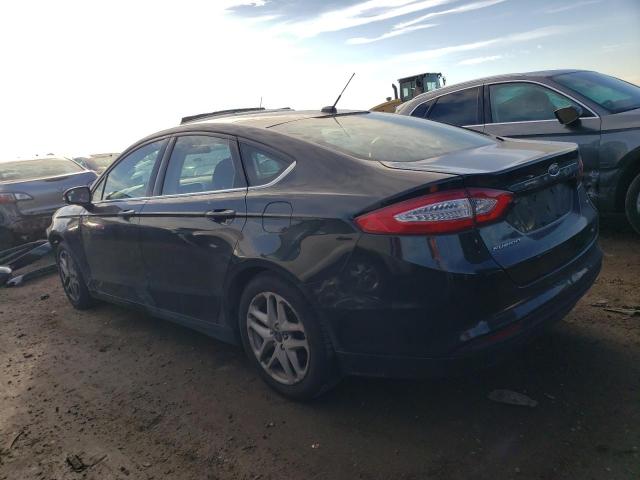 3FA6P0H7XER296911 - 2014 FORD FUSION SE BLACK photo 2