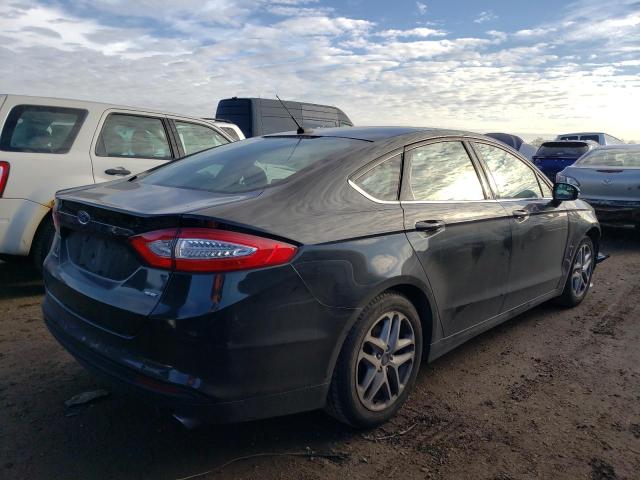 3FA6P0H7XER296911 - 2014 FORD FUSION SE BLACK photo 3