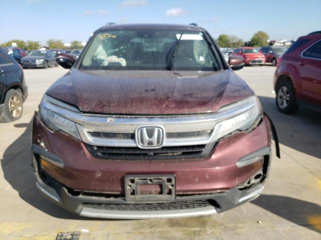 5FNYF6H62KB087269 - 2019 HONDA PILOT TOURING BURGUNDY photo 5