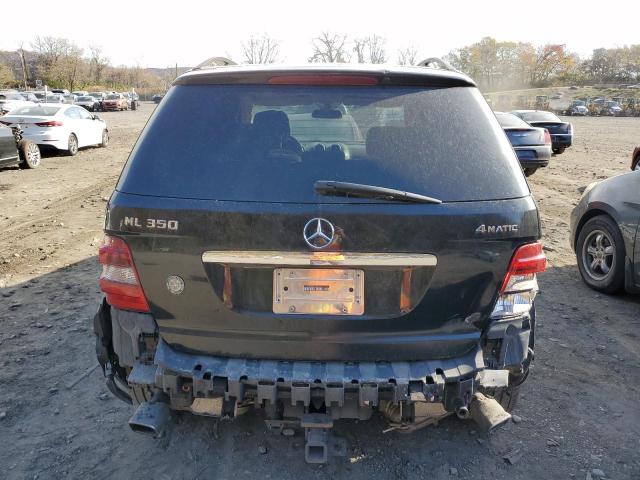 4JGBB8GB0BA684128 - 2011 MERCEDES-BENZ ML 350 4MATIC BLACK photo 6