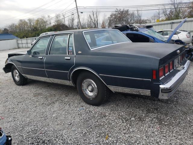 1G1BN69Z7FX150744 - 1985 CHEVROLET CAPRICE CLASSIC BLUE photo 2