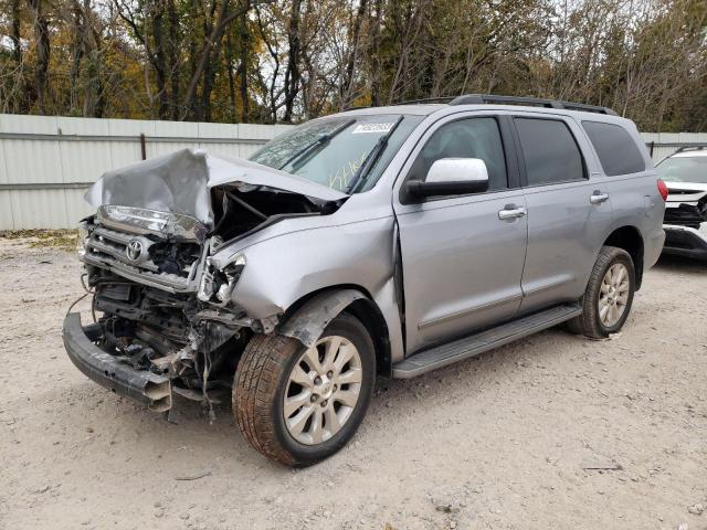 5TDDW5G11CS072855 - 2012 TOYOTA SEQUOIA PLATINUM SILVER photo 1