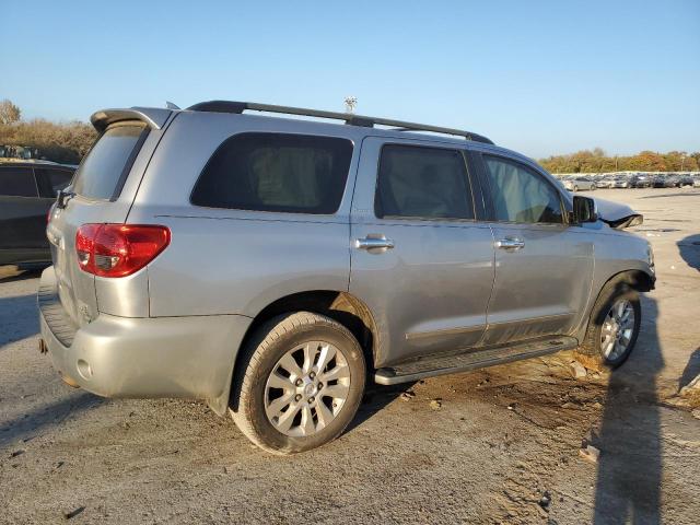 5TDDW5G11CS072855 - 2012 TOYOTA SEQUOIA PLATINUM SILVER photo 3