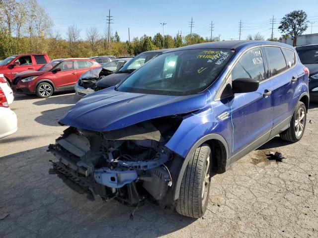 1FMCU0F75FUB06012 - 2015 FORD ESCAPE S BLUE photo 1