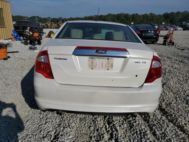 3FAHP0JG4BR226383 - 2011 FORD FUSION SEL WHITE photo 6