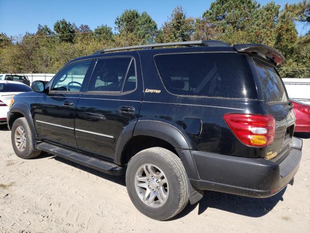 5TDBT48A53S193168 - 2003 TOYOTA SEQUOIA LIMITED BLACK photo 2