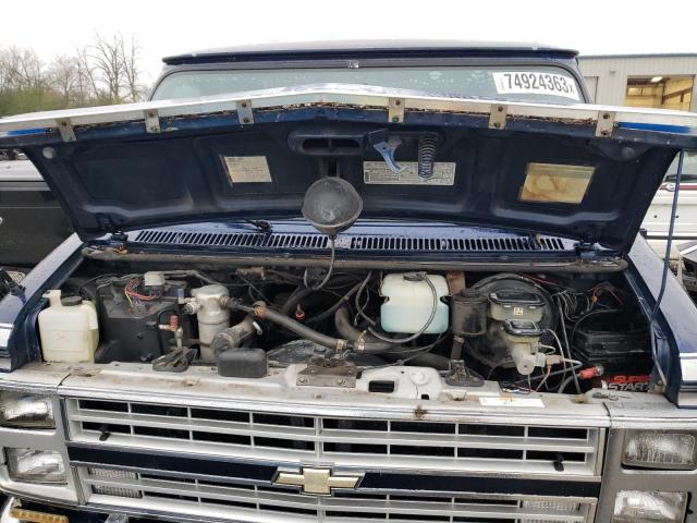 1GBEG25H8G7125927 - 1986 CHEVROLET G20 BLUE photo 12