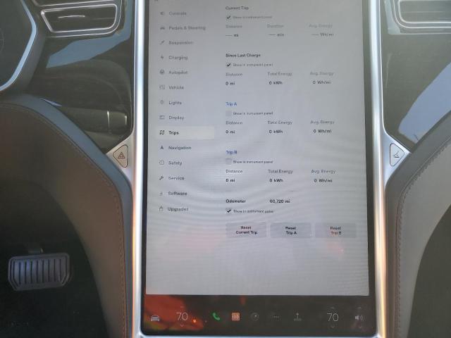 5YJSA1E12HF233744 - 2017 TESLA MODEL S WHITE photo 9