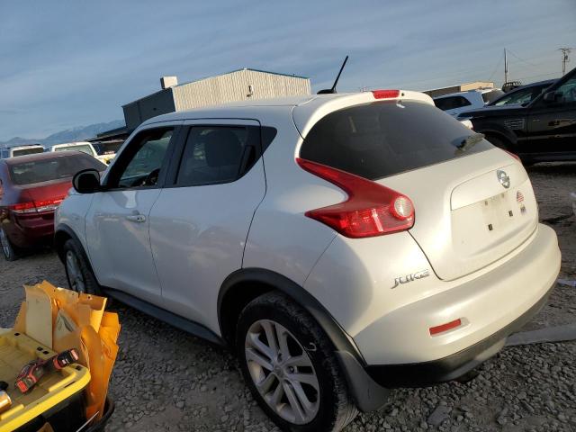 JN8AF5MVXDT209504 - 2013 NISSAN JUKE S WHITE photo 2