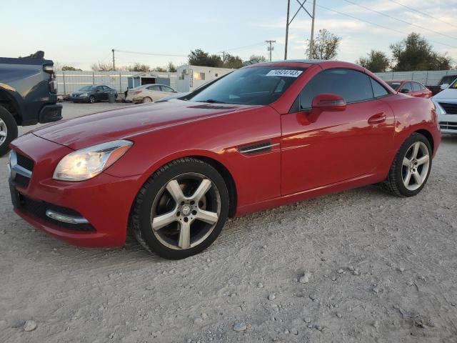 WDDPK4HA9FF096221 - 2015 MERCEDES-BENZ SLK 250 RED photo 1