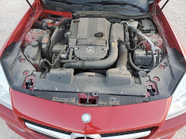 WDDPK4HA9FF096221 - 2015 MERCEDES-BENZ SLK 250 RED photo 11