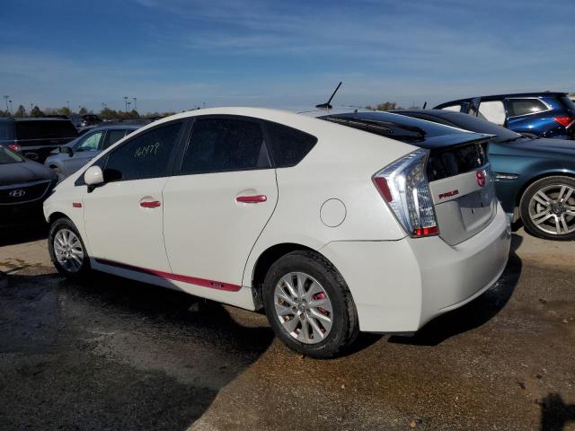 JTDKN3DP4D3043909 - 2013 TOYOTA PRIUS PLUG WHITE photo 2