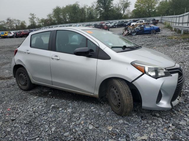 VNKKTUD3XFA033500 - 2015 TOYOTA YARIS SILVER photo 4