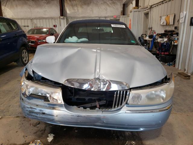 1LNFM81W4WY629203 - 1998 LINCOLN TOWN CAR EXECUTIVE BLUE photo 5