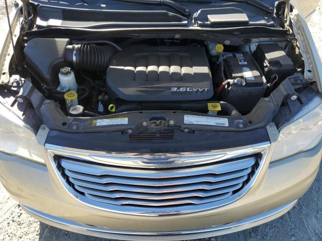 2A4RR8DG6BR777028 - 2011 CHRYSLER TOWN & COU TOURING L GOLD photo 12