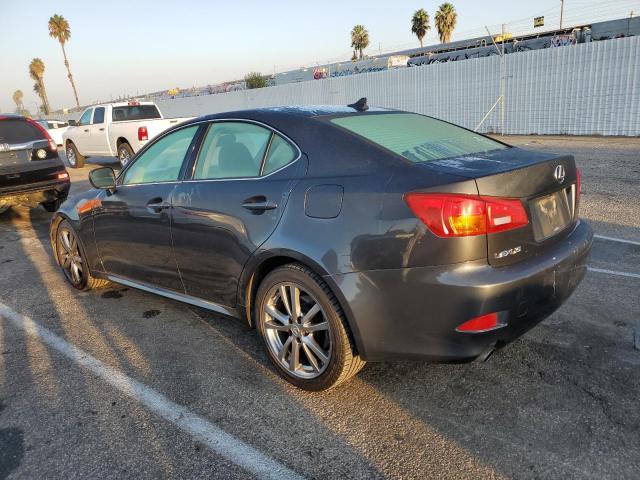 JTHBK262785080529 - 2008 LEXUS IS 250 GRAY photo 2