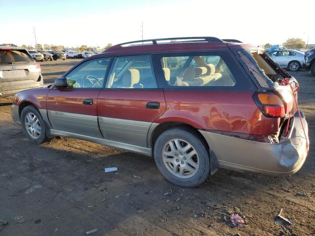 4S3BH675437600179 - 2003 SUBARU LEGACY OUTBACK AWP 红色 照片 2