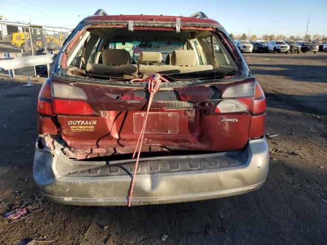 4S3BH675437600179 - 2003 SUBARU LEGACY OUTBACK AWP 红色 照片 6