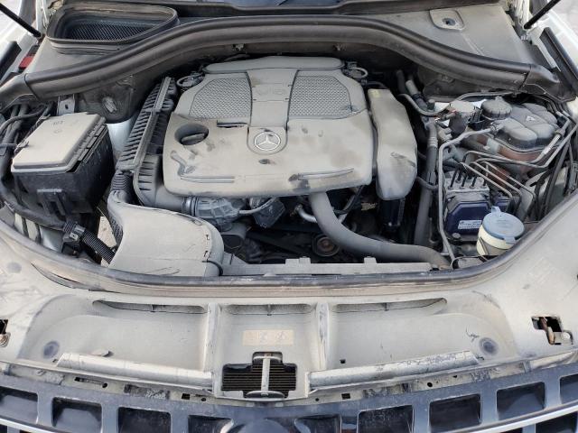 4JGDA5HB5EA439256 - 2014 MERCEDES-BENZ ML 350 4MATIC WHITE photo 12
