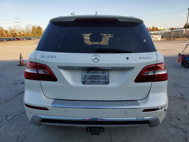 4JGDA5HB5EA439256 - 2014 MERCEDES-BENZ ML 350 4MATIC WHITE photo 6