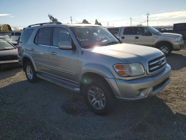 5TDBT48A83S145695 - 2003 TOYOTA SEQUOIA LIMITED SILVER photo 4