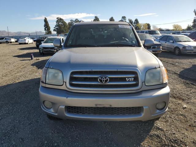 5TDBT48A83S145695 - 2003 TOYOTA SEQUOIA LIMITED SILVER photo 5