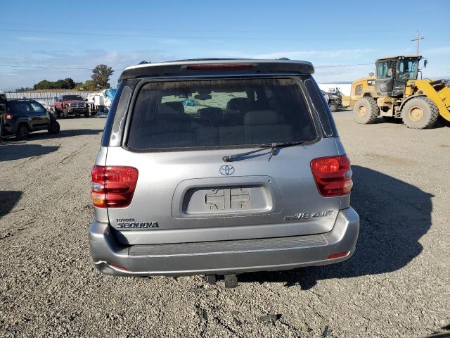 5TDBT48A83S145695 - 2003 TOYOTA SEQUOIA LIMITED SILVER photo 6