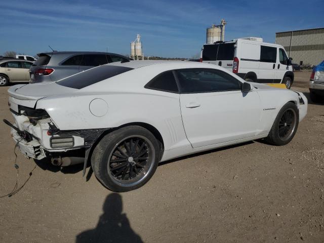 2G1FE1E37C9203698 - 2012 CHEVROLET CAMARO LS WHITE photo 3