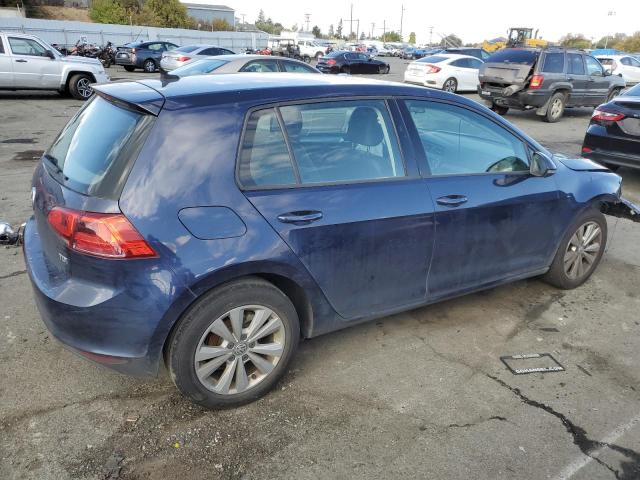 3VWRA7AU2FM023376 - 2015 VOLKSWAGEN GOLF TDI BLUE photo 3