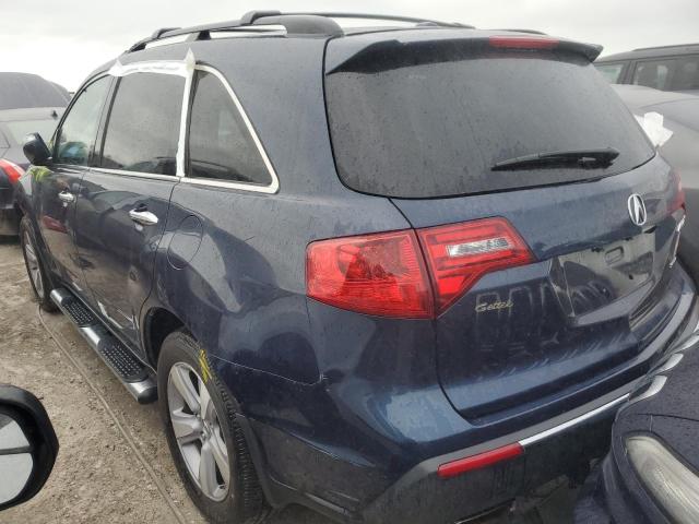 2HNYD2H30DH511172 - 2013 ACURA MDX TECHNOLOGY BLUE photo 2