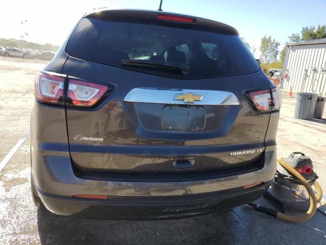 1GNKRFED2GJ273224 - 2016 CHEVROLET TRAVERSE LS GRAY photo 6