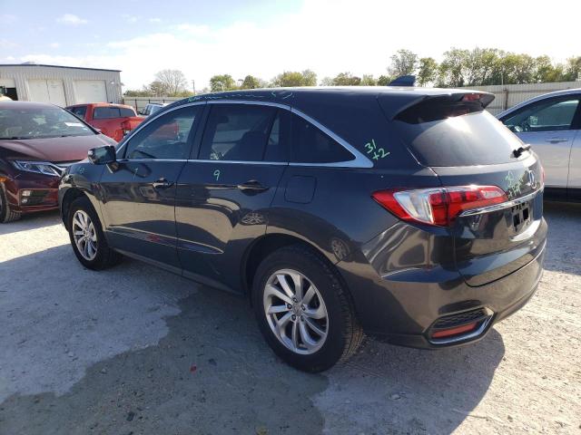 5J8TB3H30GL011162 - 2016 ACURA RDX CHARCOAL photo 2