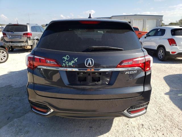 5J8TB3H30GL011162 - 2016 ACURA RDX CHARCOAL photo 6