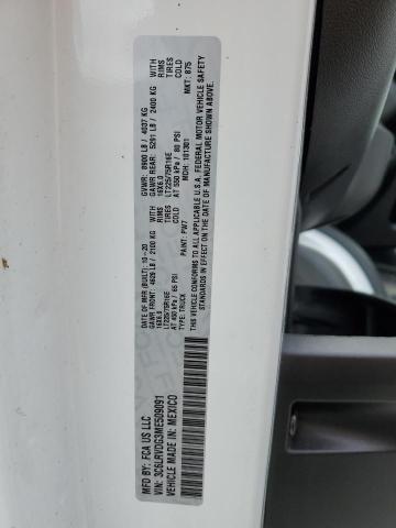 3C6LRVDG3ME509091 - 2021 RAM PROMASTER 2500 HIGH თეთრი ფოტო 13