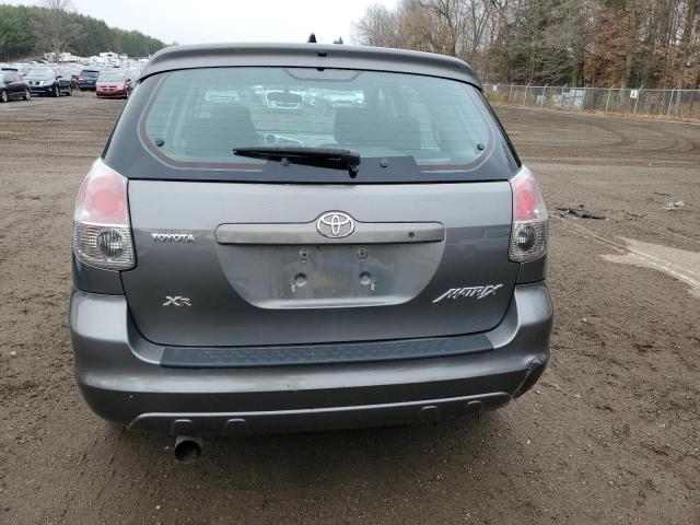 2T1KR32E18C686916 - 2008 TOYOTA COROLLA MA XR GRAY photo 6