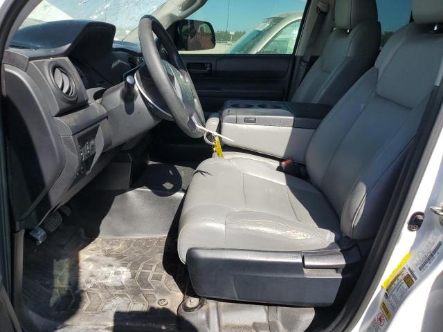 5TFRM5F1XEX068877 - 2014 TOYOTA TUNDRA DOUBLE CAB SR/SR5 WHITE photo 7