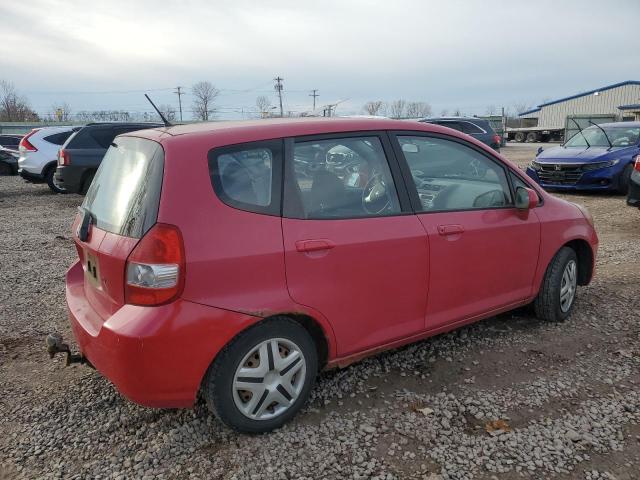 JHMGD37478S007121 - 2008 HONDA FIT RED photo 3