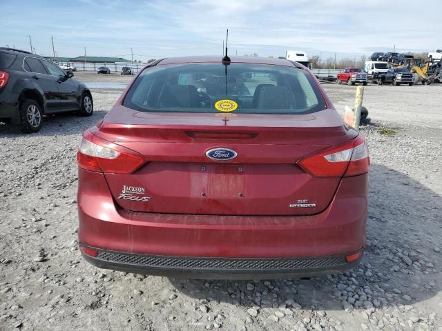 1FADP3F29DL381588 - 2013 FORD FOCUS SE RED photo 6