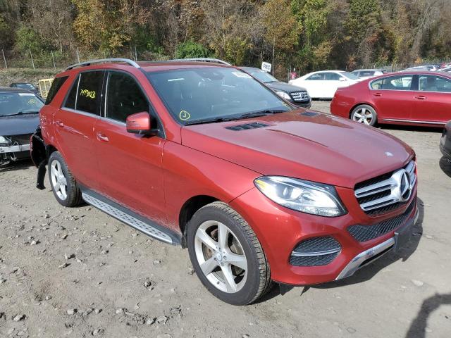 4JGDA5HB1HA817108 - 2017 MERCEDES-BENZ GLE 350 4MATIC RED photo 4