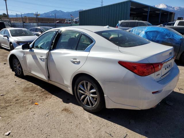 JN1CV7AR1GM252978 - 2016 INFINITI Q50 BASE WHITE photo 2