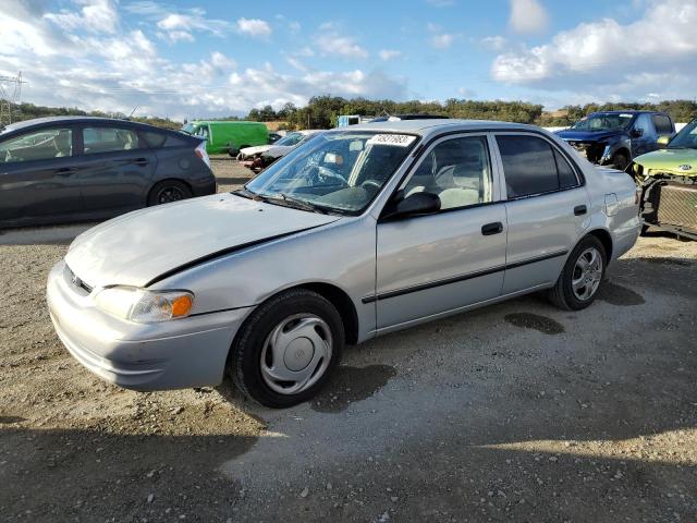 1NXBR12E1YZ415888 - 2000 TOYOTA COROLLA VE SILVER photo 1