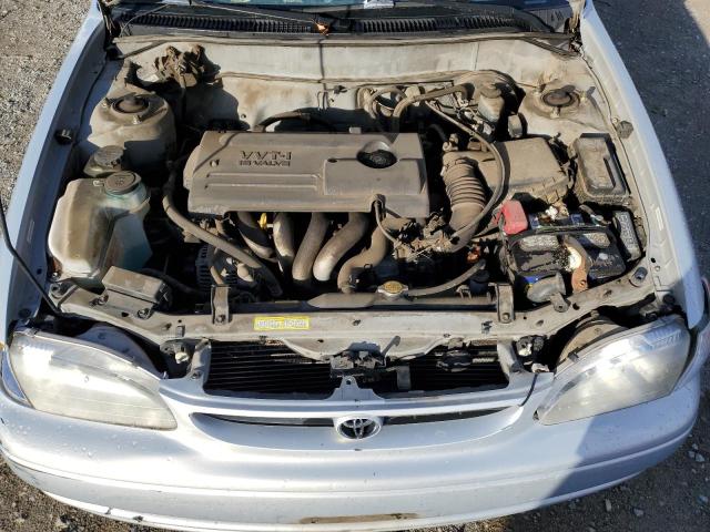 1NXBR12E1YZ415888 - 2000 TOYOTA COROLLA VE SILVER photo 11