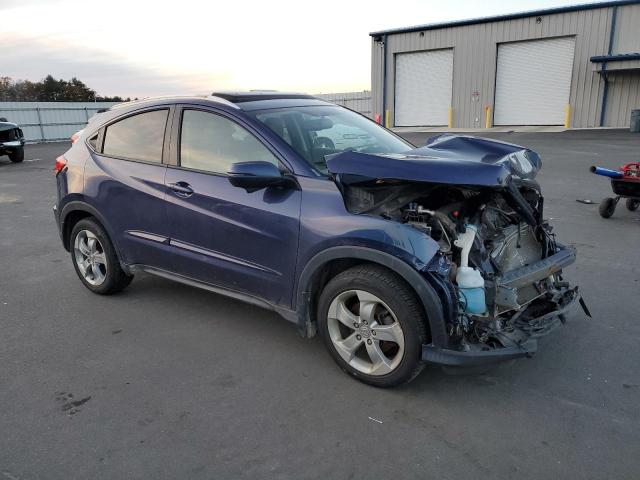 3CZRU6H77GM734068 - 2016 HONDA HR-V EXL BLUE photo 4