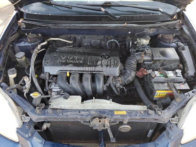 2T1KR32E47C670241 - 2007 TOYOTA COROLLA MA XR BLUE photo 11