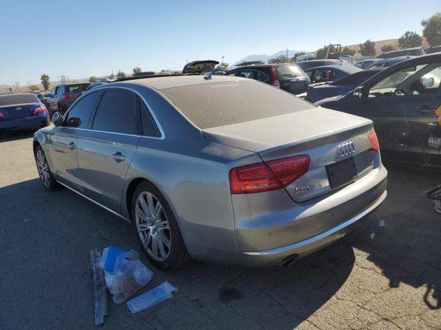 WAURVAFD6CN006530 - 2012 AUDI A8 L QUATTRO GRAY photo 2