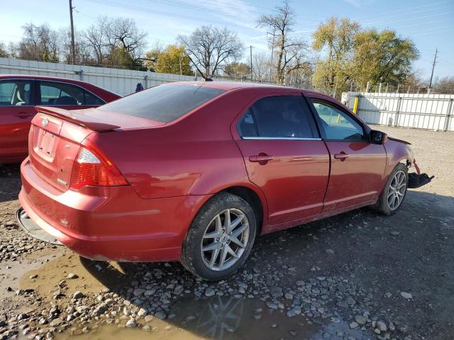 3FAHP0HG0BR126884 - 2011 FORD FUSION SE RED photo 3